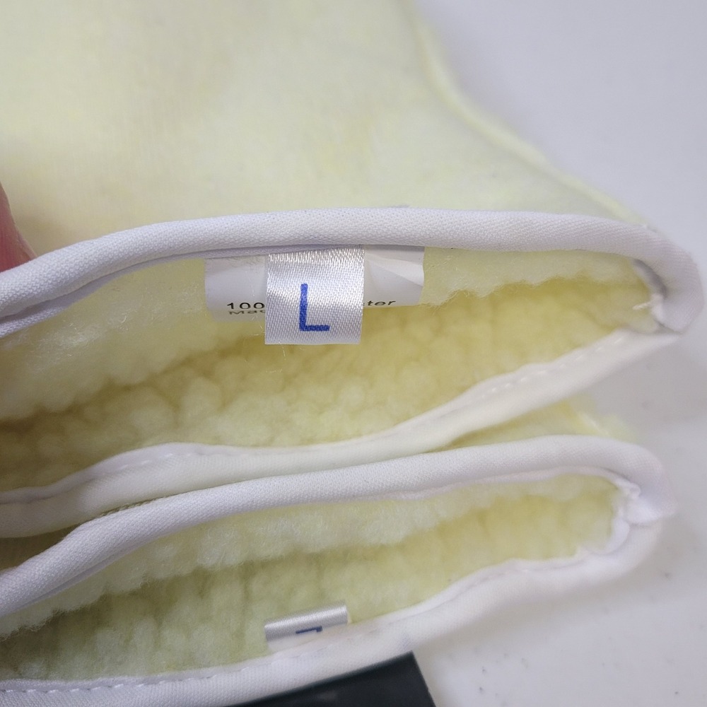 Hand Armor LN66-L Yellow Knit Mitten‎ Chopper Liner Gloves Sherpa Large - Picture 10 of 10